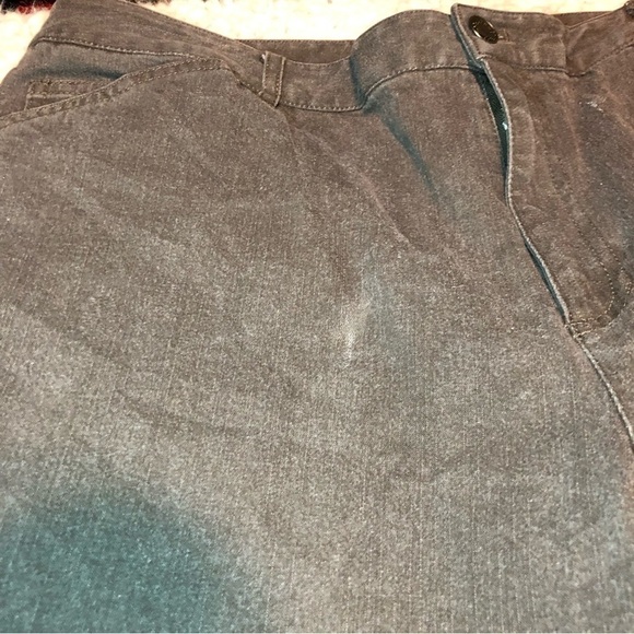 J.JILL Stretch Grey Indigo Denim Jeans Womens Size 16 With Spots 34W 29L PICS - Picture 5 of 10